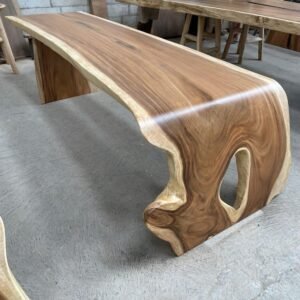 Finished Suar wood drip table