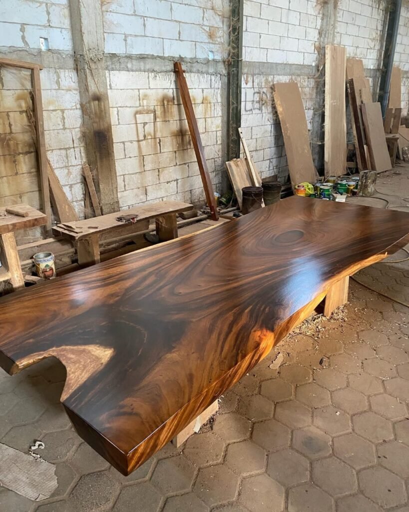 Suar Wood Finished Slab 1