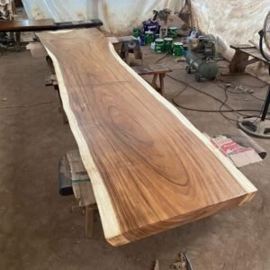 Suar wood table top 400x100x8cm