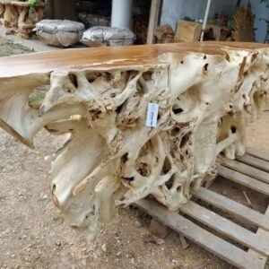 Teak Root Console Tables
