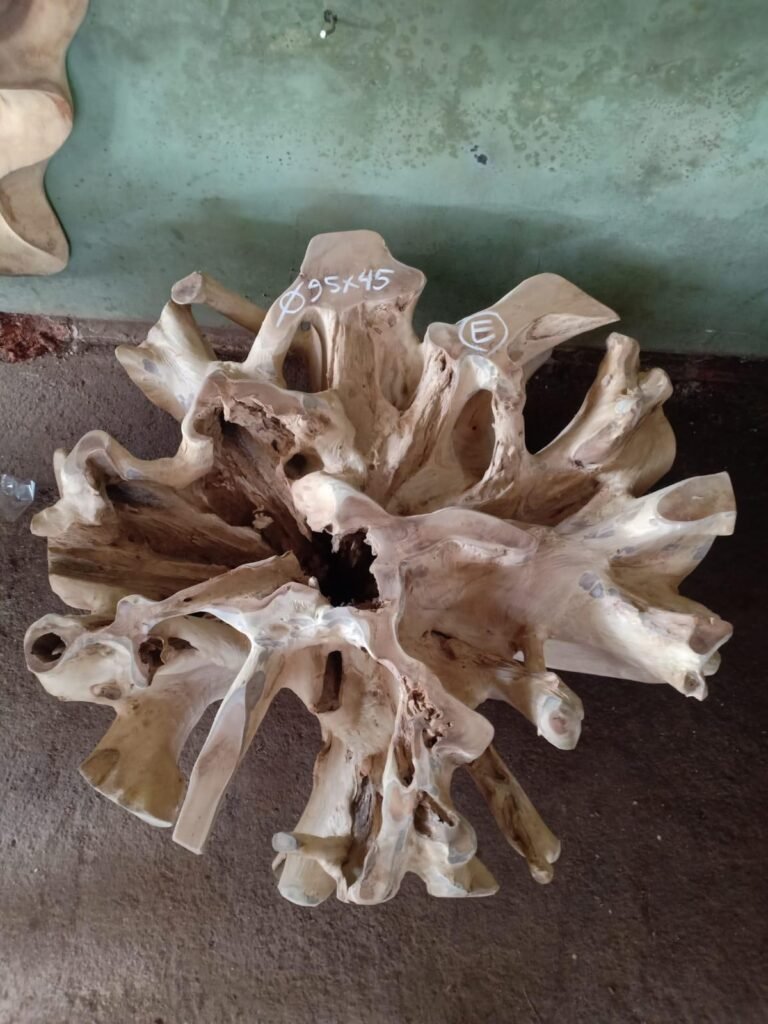 Teak root coffee table
